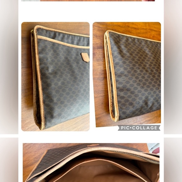 Celine Macadam Zip Document Case Clutch Pouch - Picture 6 of 9